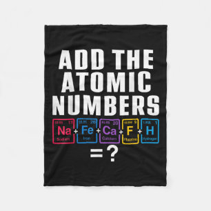 Funny 67 Six Seven Meme Matching Elements Periodic Fleece Blanket