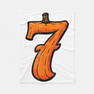 Funny 67 Six Seven Pumpkin Couple Matching Hallowe Fleece Blanket
