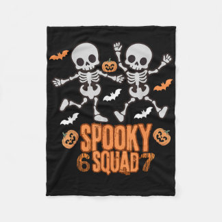 Funny 67 Spooky Squad 6 7 Numbers Six Seven Kids S Fleece Blanket