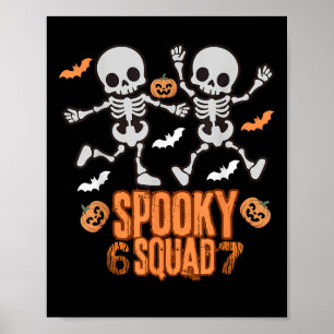 Funny 67 Spooky Squad 6 7 Numbers Six Seven Kids S Poster