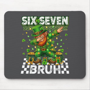 Funny 67 St Patricks Day Dabbing Leprechaun Six Se Mouse Mat
