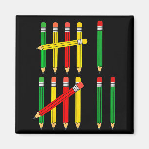 Funny 67 Tally Marks Math For Teachers Students Si Magnet