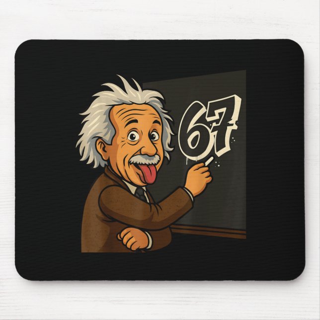 Funny 67 Teacher Humor Gift For Students  Mouse Mat (Front)