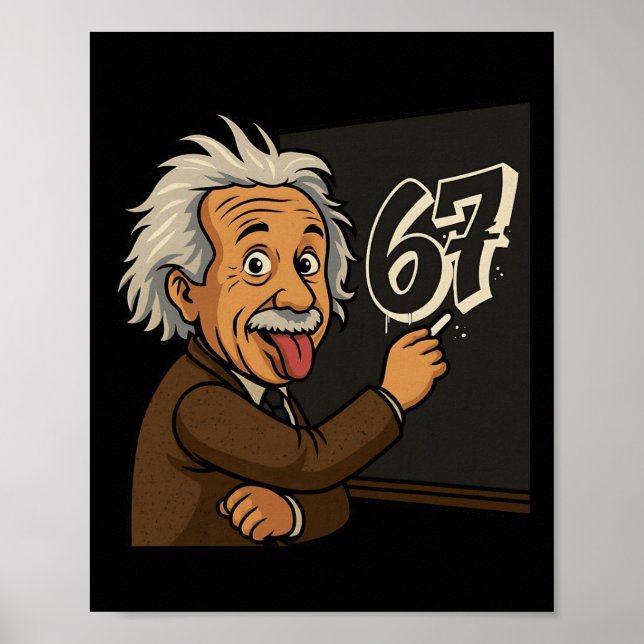 Funny 67 Teacher Humor Gift For Students  Poster (Front)