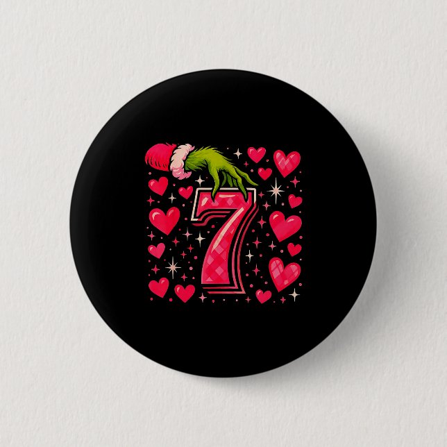 Funny 67 Valentine Meme Couple Matching Love  6 Cm Round Badge (Front)