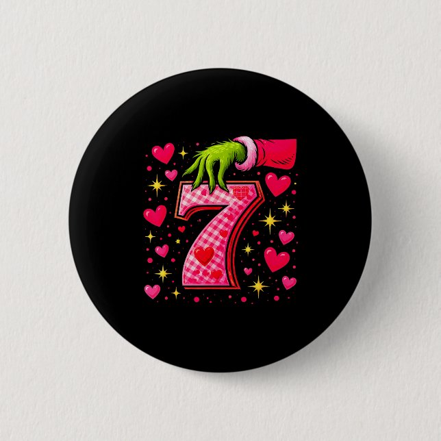 Funny 67 Valentine Meme Couple Matching Love  6 Cm Round Badge (Front)