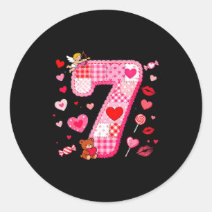 Funny 67 Valentine Meme Couple Matching Love  Classic Round Sticker