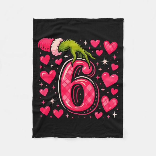 Funny 67 Valentine Meme Couple Matching Love  Fleece Blanket (Front)