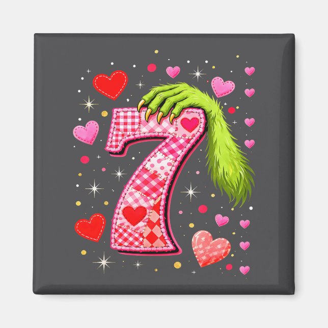 Funny 67 Valentine Meme Couple Matching Love  Magnet (Front)