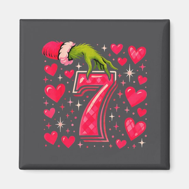 Funny 67 Valentine Meme Couple Matching Love  Magnet (Front)