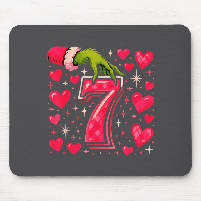Funny 67 Valentine Meme Couple Matching Love  Mouse Mat (Front)
