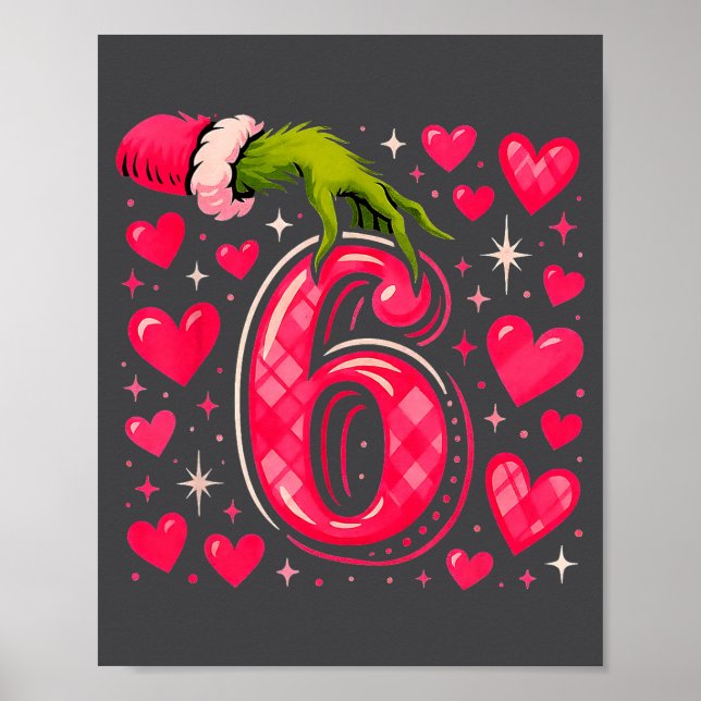 Funny 67 Valentine Meme Couple Matching Love  Poster (Front)