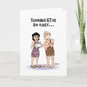 Funny 67th Birthday Card