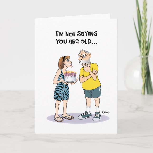 Funny 67th Birthday Card (Front)