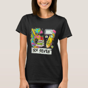 Funny 67th Day Of School, Vibes Funny Six Seven 67 T-Shirt