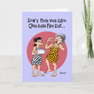 Funny 68th Birthday Card