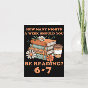 Funny 6-7 Englieacher 67 Meme Reading Card