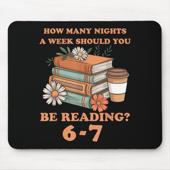 Funny 6-7 Englieacher 67 Meme Reading  Mouse Mat (Front)