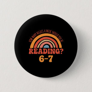 Funny 6-7 English Teacher 67 Meme Reading 6 Cm Round Badge