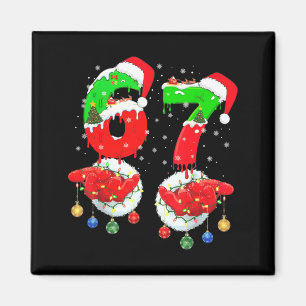 Funny 6 7 Meme 67 Gen Alpha 6 7 Hands Family Kids Magnet