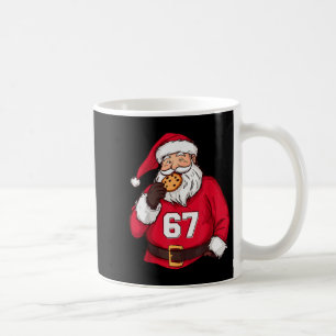 Funny 6 7 Meme Brainrot Santa Claus For Boys Kids  Coffee Mug