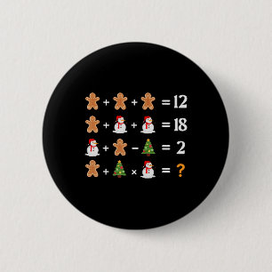 Funny 6 7 Meme Christmas Order Of Operations Math Cm Round Badge