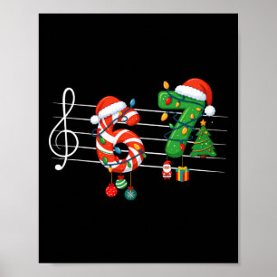Funny 6 7 Music Teacher 67 Meme Six Seven Christma Poster