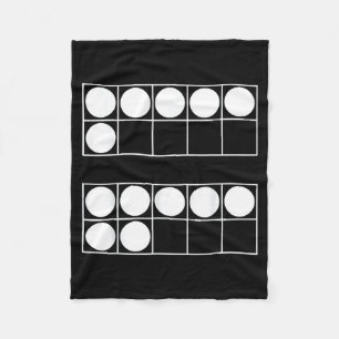 Funny 6 7 Number Math Teachers Students Six Seven Fleece Blanket