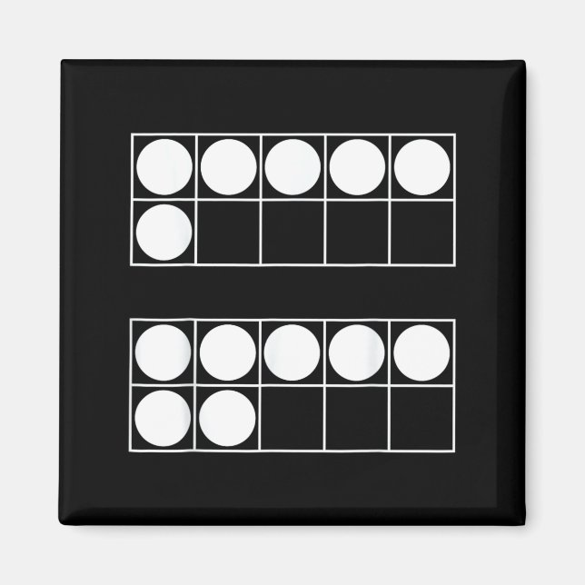 Funny 6 7 Number Math Teachers Students Six Seven  Magnet (Front)