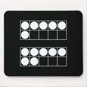 Funny 6 7 Number Math Teachers Students Six Seven Mouse Mat