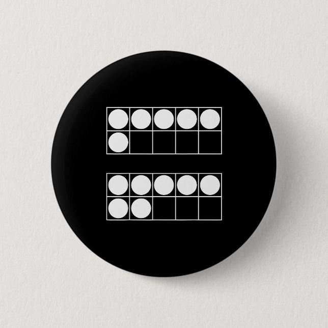 Funny 6 7 Number Teachers Students Six Seven Meme  6 Cm Round Badge (Front)