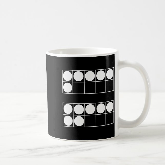Funny 6 7 Number Teachers Students Six Seven Meme  Coffee Mug (Right)