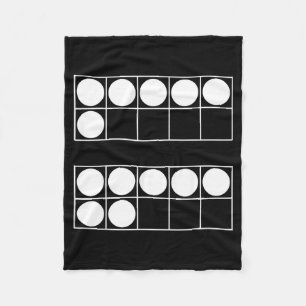 Funny 6 7 Number Teachers Students Six Seven Meme  Fleece Blanket