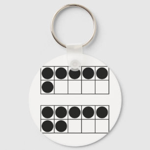 Funny 6 7 Number Teachers Students Six Seven Meme  Key Ring