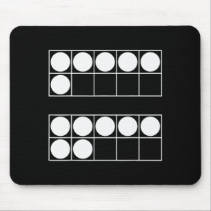Funny 6 7 Number Teachers Students Six Seven Meme  Mouse Mat