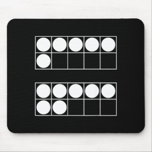 Funny 6 7 Number Teachers Students Six Seven Meme  Mouse Mat