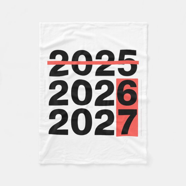 Funny 6 7 Party Happy New Year 2026 2027 67 Meme S Fleece Blanket (Front)
