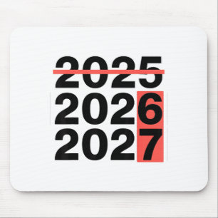 Funny 6 7 Party Happy New Year 2026 2027 67 Meme S Mouse Mat