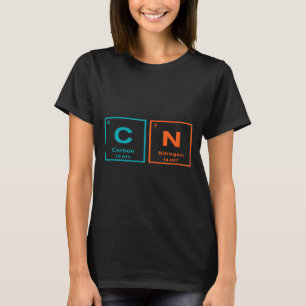 Funny 6 7 Periodic Table Carbon Nitrogen Humor T-Shirt