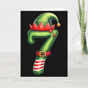 Funny 6 7 Six Seven Meme Couple Matching Christmas Card