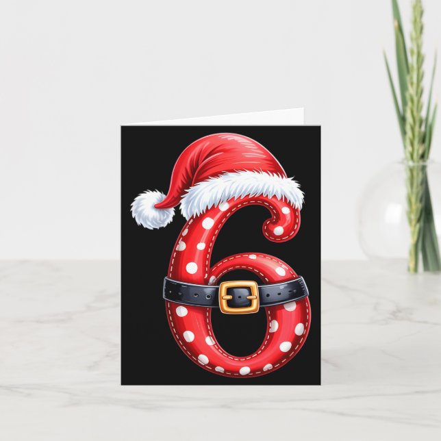 Funny 6 7 Six Seven Meme Couple Matching Christmas Card (Front)