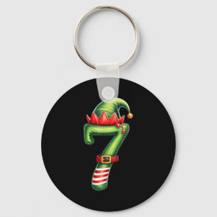 Funny 6 7 Six Seven Meme Couple Matching Christmas Key Ring