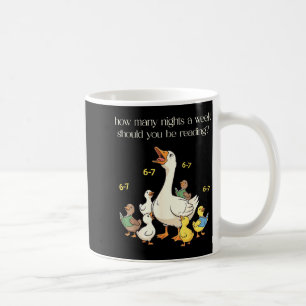 Funny 6 7 Six Seven Reading For Teacher Kids Book  Coffee Mug