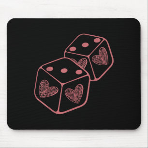 Funny 6 7 Valentine Couples Matching Love Heart Pl Mouse Mat