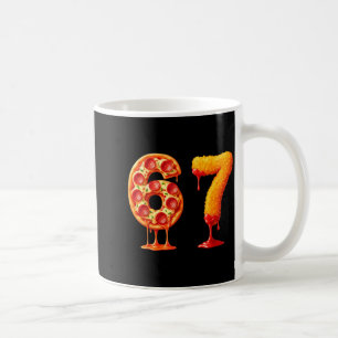 Funny 6 7 Zza Nugget Meme Six Seven 67 Food Lovers Coffee Mug