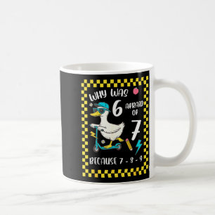 Funny 6 Afraid Of 7 Silly Goose Six Seven 67 Meme  Coffee Mug
