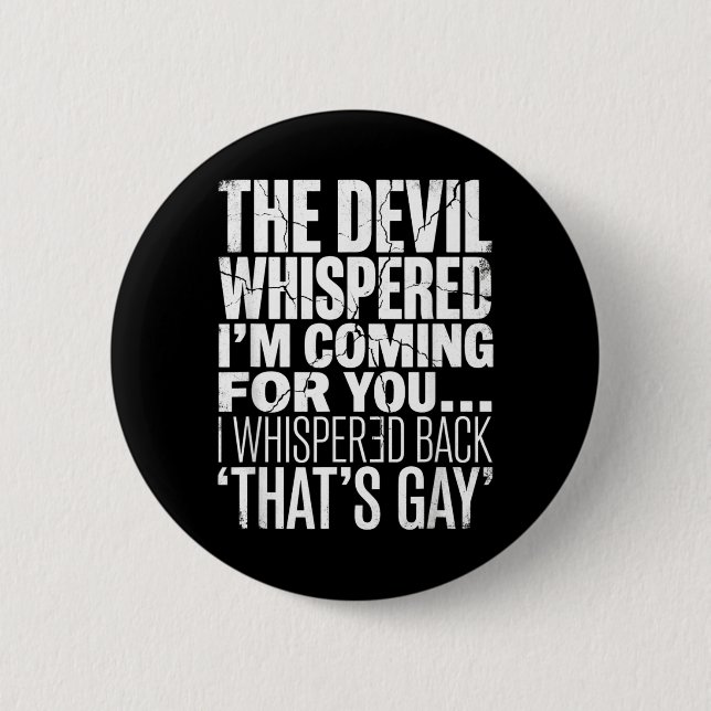 Funny 6 Cm Round Badge (Front)