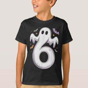 Funny 6 Ghost Meme Halloween Costume Matching Desi T-Shirt