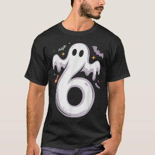Funny 6 Ghost Meme Halloween Costume Matching Desi T-Shirt