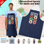 Funny 6 Pack Dad Bod Donuts Instead of Muscle Blue Apron<br><div class="desc">👩‍🍳🍰👨‍🍳 Introducing Quirky Fun Personalized Aprons on Zazzle - Add Flavor to Your Culinary Adventures! 🍳🧁👩‍🍳 Cooking, baking, and creating in the kitchen just got a whole lot more exciting with our delightful range of personalized aprons on Zazzle! Whether you're an adult looking to add some style to your culinary...</div>